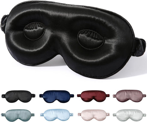 3D 100% 22mm Silk Adjustable Sleep Mask